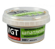 картинка Шпаклевка по дереву белая экстра 0,3кг VGT от интернет-магазина К1-СТРОЙ