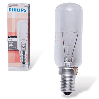 картинка Лампа накаливания  для вытяжек 40Вт E14 Philips от интернет-магазина К1-СТРОЙ