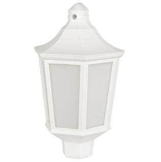 картинка Садово-парковый светильник 60Вт белый матовый НБУ 06-60-003 Ника ЭРА от интернет-магазина К1-СТРОЙ