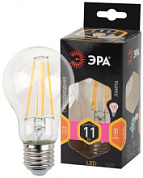 картинка Лампа светодиодная филаментная прозрачная F-LED A60-11W-827-E27 ЭРА  от интернет-магазина К1-СТРОЙ