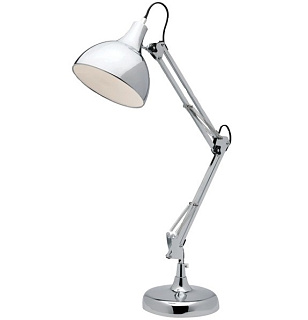 картинка Настольный светильник хром KD-330 Camelion С30 "Loft" от интернет-магазина К1-СТРОЙ