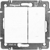 картинка Диммер кнопочный 40-600 Вт белый Legrand Valena от интернет-магазина К1-СТРОЙ