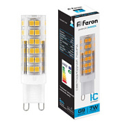 картинка Лампа светодиодная LB-433 G9 7W 175-265V 6400K 25768 Feron от интернет-магазина К1-СТРОЙ