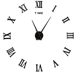 картинка Часы настенные 3D бескаркасные A 009 BL WORLD от интернет-магазина К1-СТРОЙ