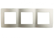 картинка Рамка на 3 поста, 12-5003-04 шампань ЭРА от интернет-магазина К1-СТРОЙ