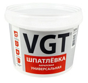 картинка Шпатлевка универсальная акриловая 3,6кг VGT от интернет-магазина К1-СТРОЙ