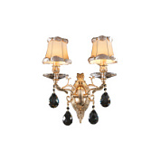 картинка 701621 (MB200007-2) Бра  FIOCCO  2х40W E14 ЗОЛОТО (в комплекте) от интернет-магазина К1-СТРОЙ