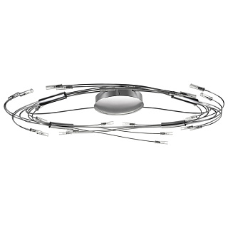 картинка 784244 (SX1165/24) Люстра OVALE 24х20W G4 12V ХРОМ (в комплекте) от интернет-магазина К1-СТРОЙ