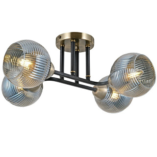 картинка Светильник потолочный IL0395-4CSQ-79 BK AB ILLUMICO от интернет-магазина К1-СТРОЙ