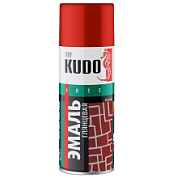 картинка Краска аэрозольная красная 520 мл KU-1003 KUDO от интернет-магазина К1-СТРОЙ