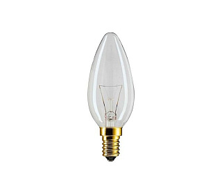 картинка Лампа накаливания свеча прозрачная 25W E14 PHILIPS от интернет-магазина К1-СТРОЙ