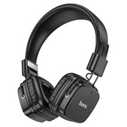 картинка Наушники беспроводные Earl BT с микрофоном, Bluetooth 5.4 W56 черный Hoco от интернет-магазина К1-СТРОЙ
