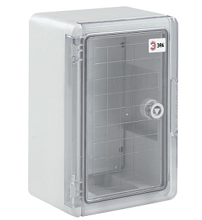 картинка Щит пластиковый ЩМП-П IP65 IK10 прозрачная дверь ЭРА от интернет-магазина К1-СТРОЙ