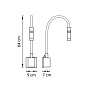 808616 (MB337-1W) Светильник настенный MURO LED 3W 190LM БЕЛЫЙ 3000K (в комплекте)