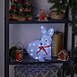 Фигура светодиодная «Зайчик» 32x30 см 40 LED белый свет RABBIT-1 Uniel