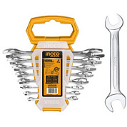 картинка Набор двусторонних рожковых гаечных ключей, 8 шт. HKSPA2088 INGCO от интернет-магазина К1-СТРОЙ