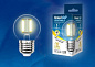 Лампа светодиодная диммируемая LED-G45-5W-WW-E27-CL-DIM GLA01TR Uniel