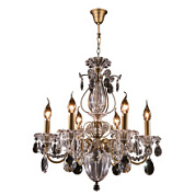 картинка 790061 (MD300027-6)  Люстра  SCHON 6x60W E14 Bronze (в комплекте) от интернет-магазина К1-СТРОЙ