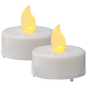 картинка Светодиодная «свеча» на батарейках малый белый от интернет-магазина К1-СТРОЙ