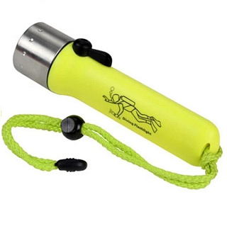 картинка Светодиодный подводный фонарь для дайвинга на батарейках PN-XQ-1 от интернет-магазина К1-СТРОЙ