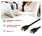 Кабель с разъемами HDMI - HDMI 1.4 3D 4K 3 м PROconnect GOLD