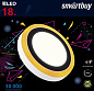 Накладной светильник круглый SBL1-DLB 18w 6500К желтый Smartbuy