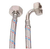 картинка Шланг заливной (металл) 100см (14*100cm*F3/4*F3/4) Watermark от интернет-магазина К1-СТРОЙ