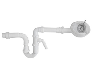 картинка Сифон к умывальнику, WH108698 Пилот Santek от интернет-магазина К1-СТРОЙ