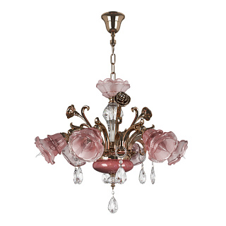 картинка 696062 (MD00078-6) Люстра ROSATA 6х60W E14 ЗОЛОТО (в комплекте) от интернет-магазина К1-СТРОЙ