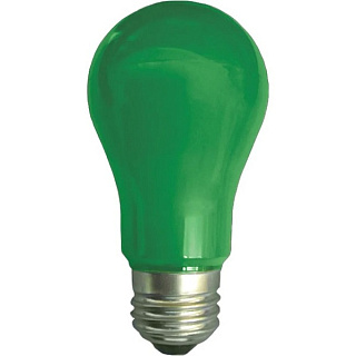 картинка Лампа светодиодная LED A55 8w E27 зеленая Ecola от интернет-магазина К1-СТРОЙ