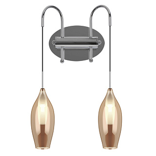 картинка Настенный светильник (бра) Lightstar Pentola, 2G9, хром от интернет-магазина К1-СТРОЙ