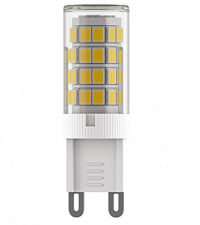 картинка Светодиодная лампа G9 LED 6w 220v Керамика 3000k Gandy от интернет-магазина К1-СТРОЙ
