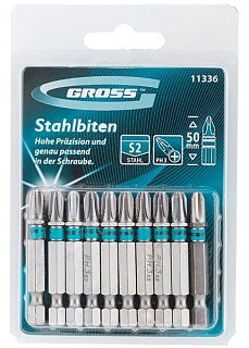 картинка Бита РН3 х 50 сталь S2 11336 Gross от интернет-магазина К1-СТРОЙ