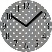 картинка Часы W09671 Точки круглые стекло диаметр 30 см Innova  от интернет-магазина К1-СТРОЙ
