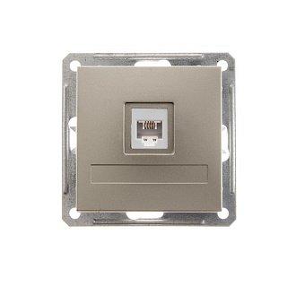 картинка Розетка для интернета RJ-45 шампань Wessen 59 Schneider Electric от интернет-магазина К1-СТРОЙ