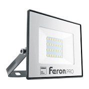 картинка Светодиодный прожектор PRO LL-1000 IP65 30W 6400K черный Feron+Osram.PRO от интернет-магазина К1-СТРОЙ