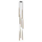 картинка 807083 (MD1220A-8GL) Подвес PUNTO 8х25W G9 chrome + champagne (в комплекте) от интернет-магазина К1-СТРОЙ