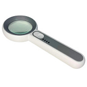 картинка Лупа аккумуляторная с подсветкой 18LED 5x 12x кратная сенсорная от интернет-магазина К1-СТРОЙ