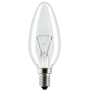 картинка Лампа накаливания свеча прозрачная 60W E14 PILA  от интернет-магазина К1-СТРОЙ