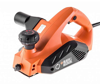 картинка Рубанок электрический BLACK+DECKER KW712, 650 Вт, 82 мм от интернет-магазина К1-СТРОЙ