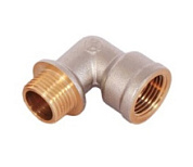 картинка Уголок 1/2" г/ш (ник.) с ограничителем, WmG*1/2F*1/2M WaterMark от интернет-магазина К1-СТРОЙ