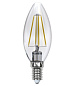 Лампа светодиодная диммируемая свеча LED-C35-5W-E14 4000K UNIEL