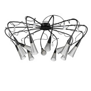 картинка 711127 (SX1105/12)  Люстра AEREO 12х25W G9 BLACK (в комплекте) от интернет-магазина К1-СТРОЙ