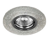 картинка Светильник встраиваемый CD972 12*2835 SMD MR16 50W G5.3 прозрачный хром FERON от интернет-магазина К1-СТРОЙ