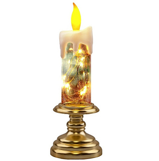 картинка Светодиодная новогодняя фигура EGNDS-03 Свеча 10 LED Б0051934 ЭРА от интернет-магазина К1-СТРОЙ