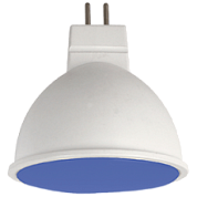 картинка Светодиодная лампа GU5.3 MR16 color 7W Синий, M2TB70ELC Ecola от интернет-магазина К1-СТРОЙ