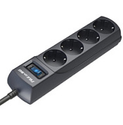 картинка Сетевой фильтр 4 розетки (евро с заземлением), 15А/3.3кВа, автомат, 3 м, m Max ZIS Pilot от интернет-магазина К1-СТРОЙ