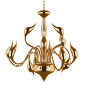 картинка 751122 (MD8098-12A) Люстра подвесная Cigno collo 12х20W G4 ЗОЛОТО (в комплекте) от интернет-магазина К1-СТРОЙ