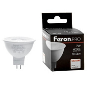 картинка Лампа светодиодная LB-1607 G5.3 7W 4000K 38180 Feron.PRO+ Osram от интернет-магазина К1-СТРОЙ