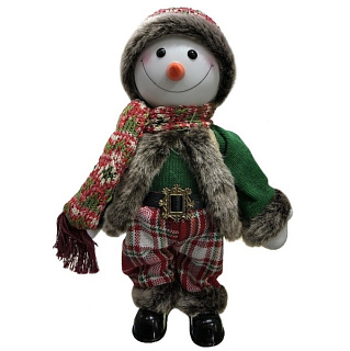 картинка Игрушка Снеговик на батарейках Mus-135 от интернет-магазина К1-СТРОЙ